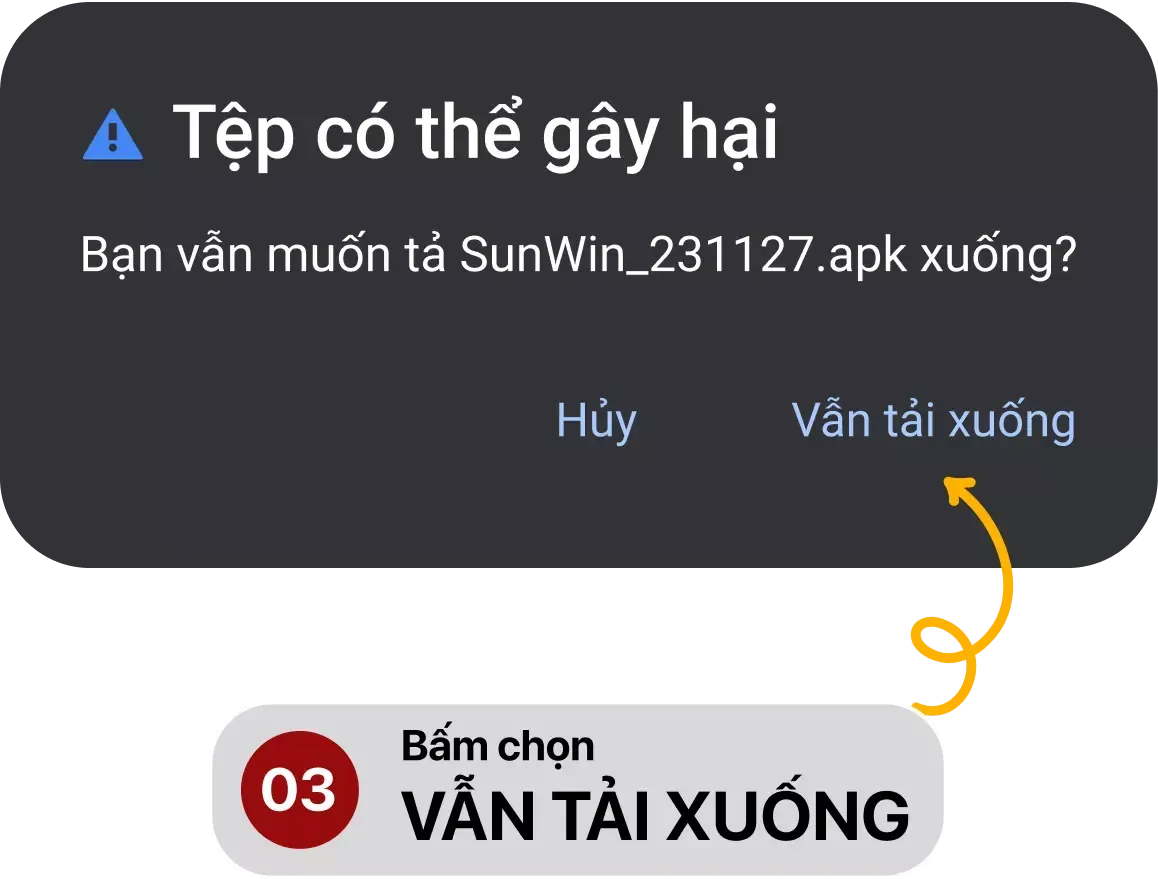 Trang chủ 28 Bước 3: Bấm chọn “Vẫn tải xuống”.